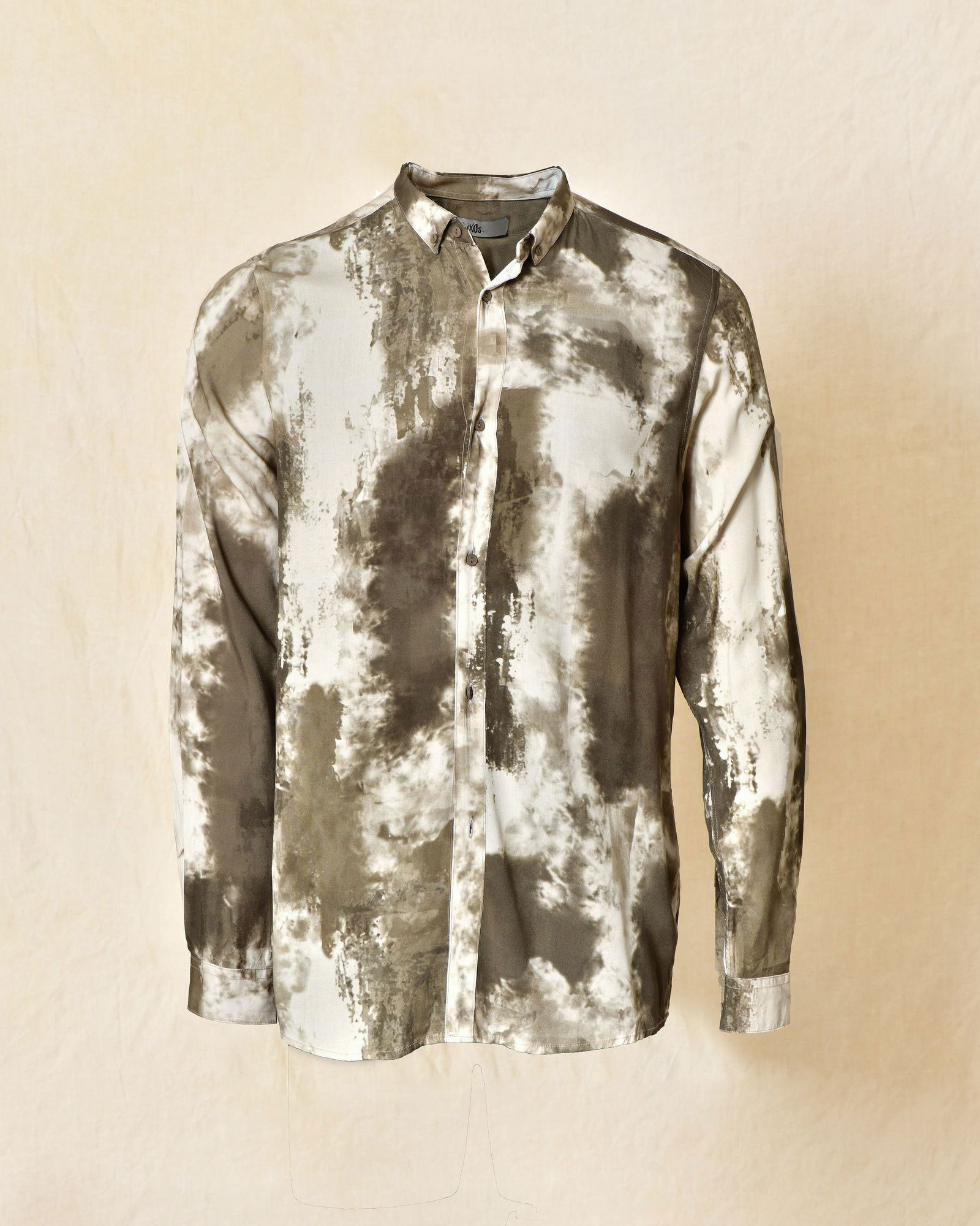 Chemise kaki effet délavé Ixos