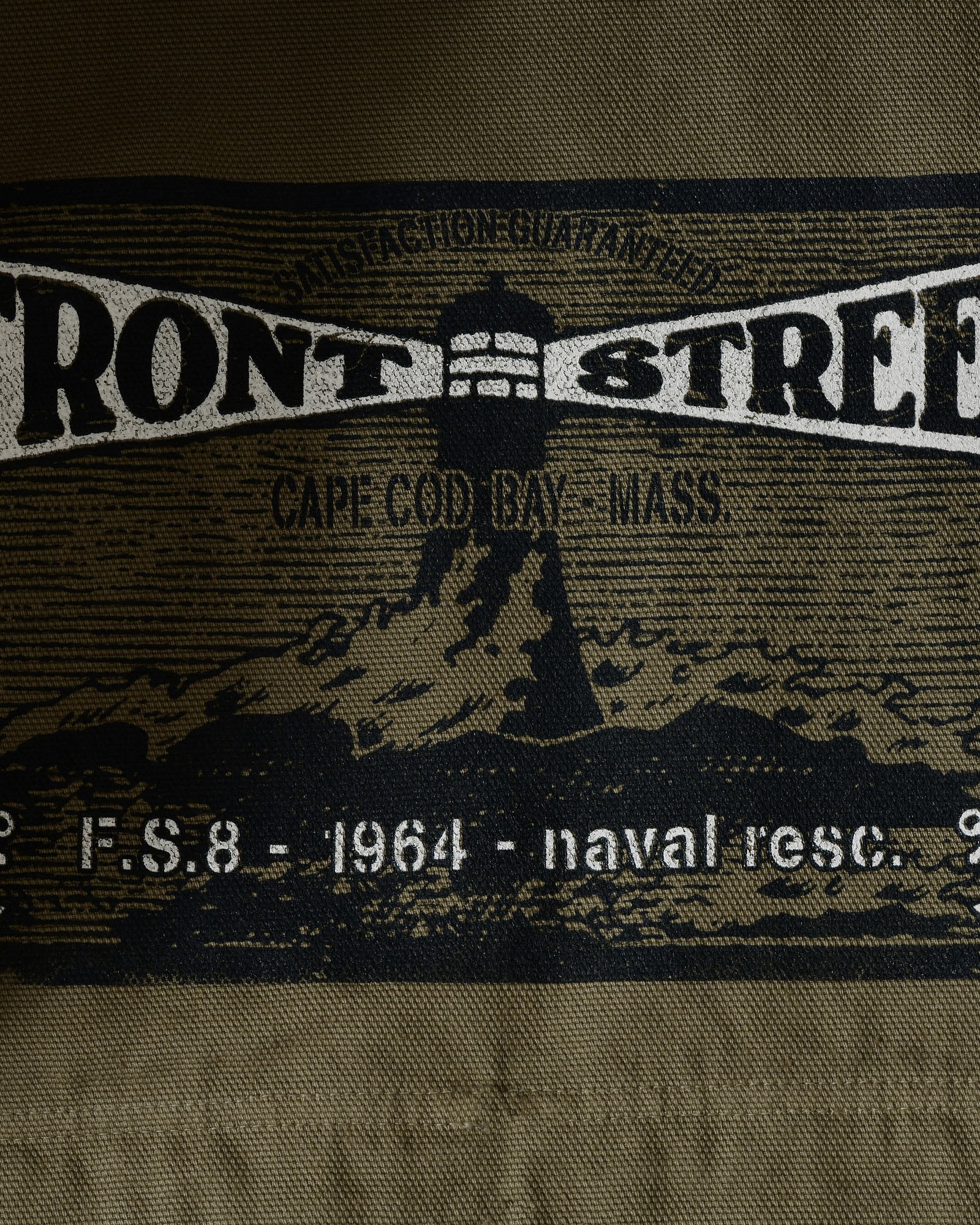 Veste utilitaire kaki à poches multiples Front Street