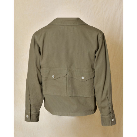 Veste utilitaire kaki à poches multiples Front Street