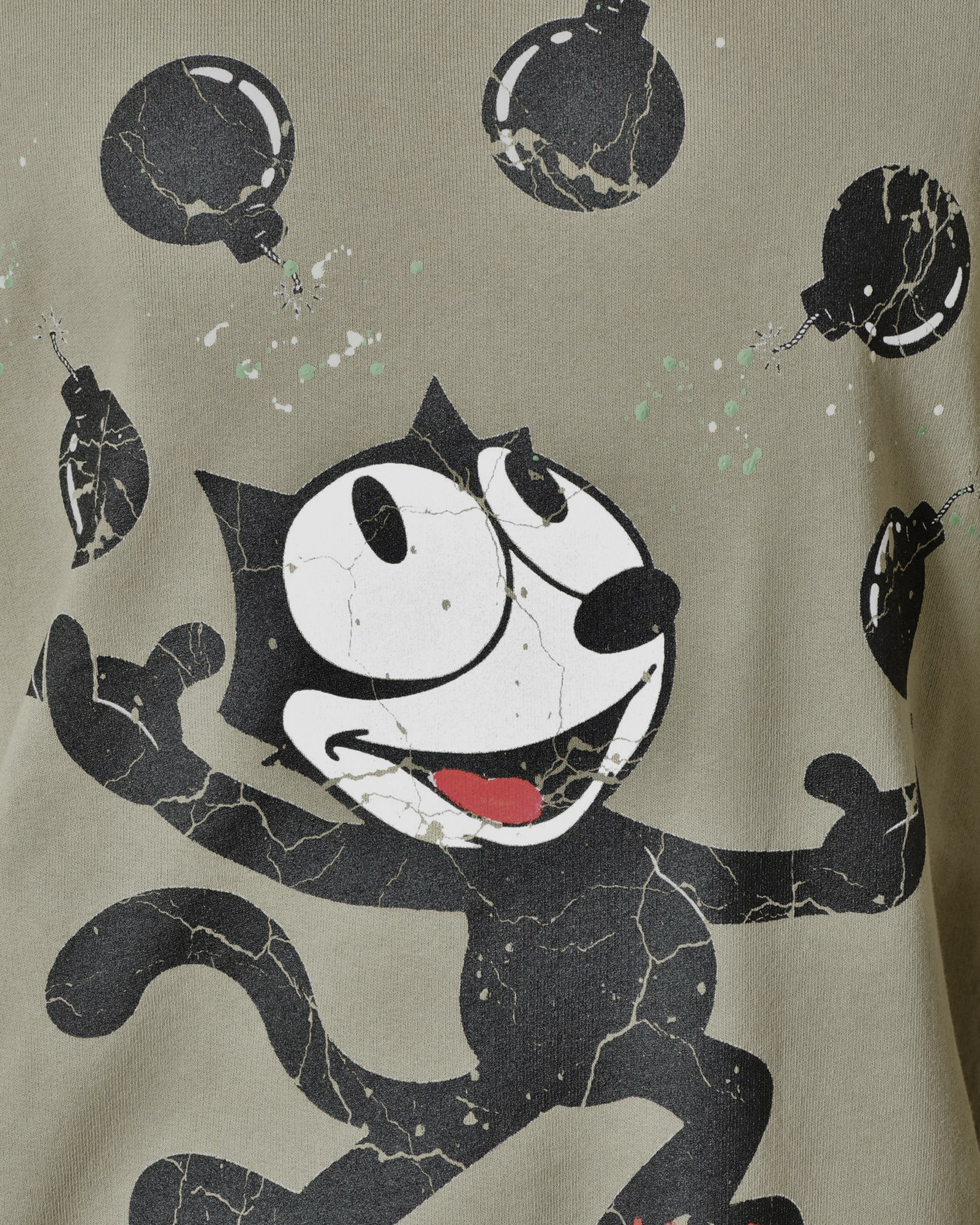 Sweat oversize imprimé "Felix The Cat" Front Street