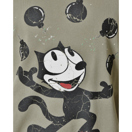 Sweat oversize imprimé "Felix The Cat" Front Street