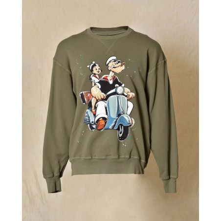 Sweat oversize imprimé "Popeye" Front Street