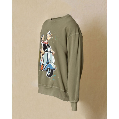 Sweat oversize imprimé "Popeye" Front Street