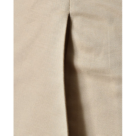 Short beige à effet jupe asymétrique Balossa