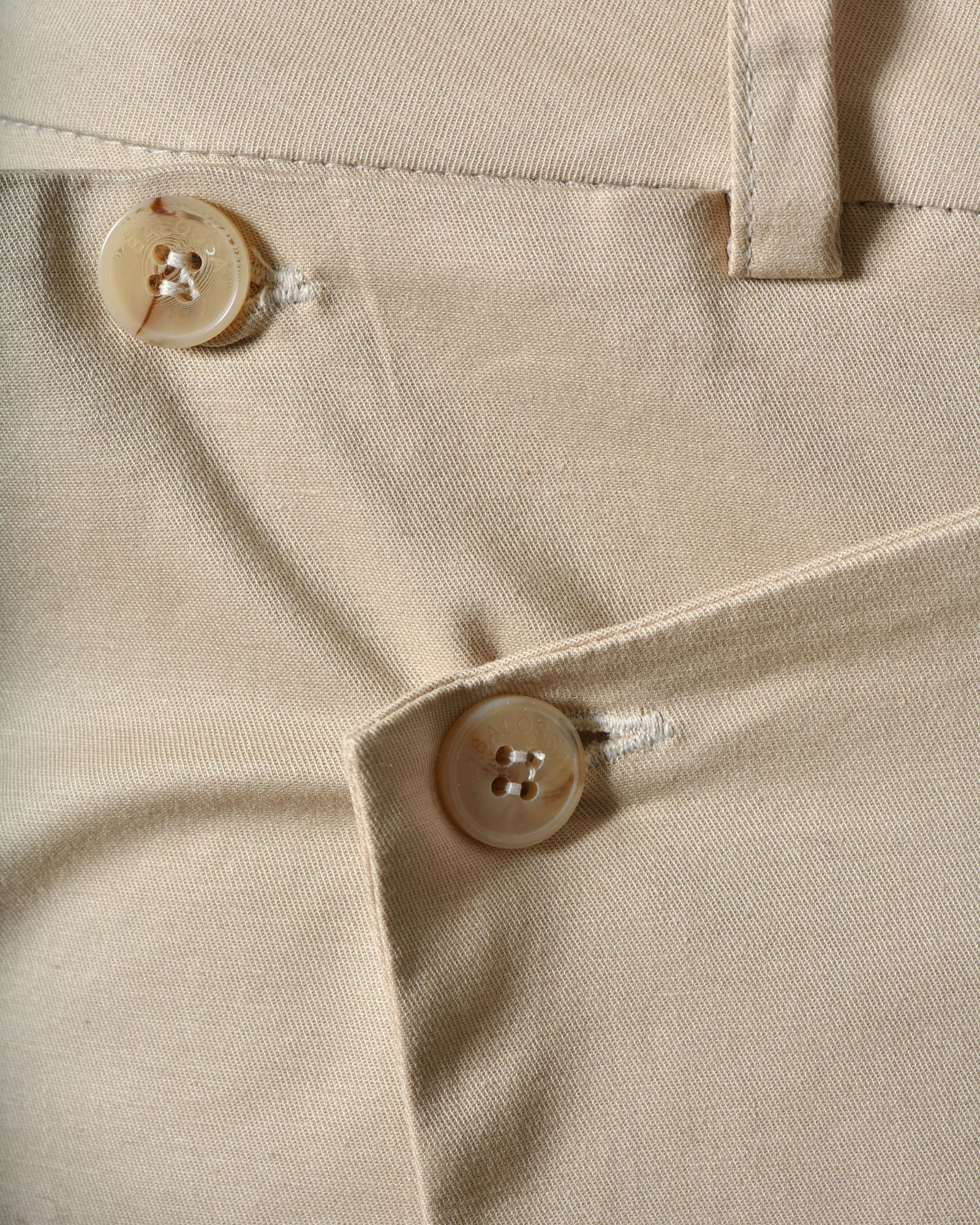 Short beige à effet jupe asymétrique Balossa