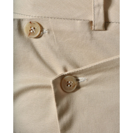 Short beige à effet jupe asymétrique Balossa