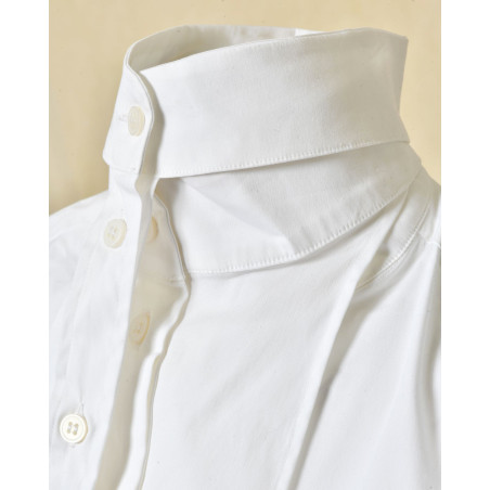Chemise blanche à cols superposés Balossa