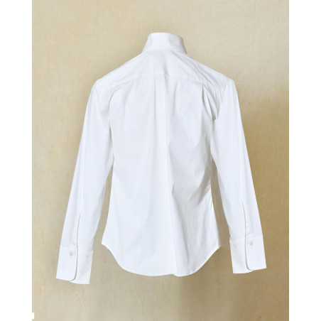 Chemise blanche à cols superposés Balossa