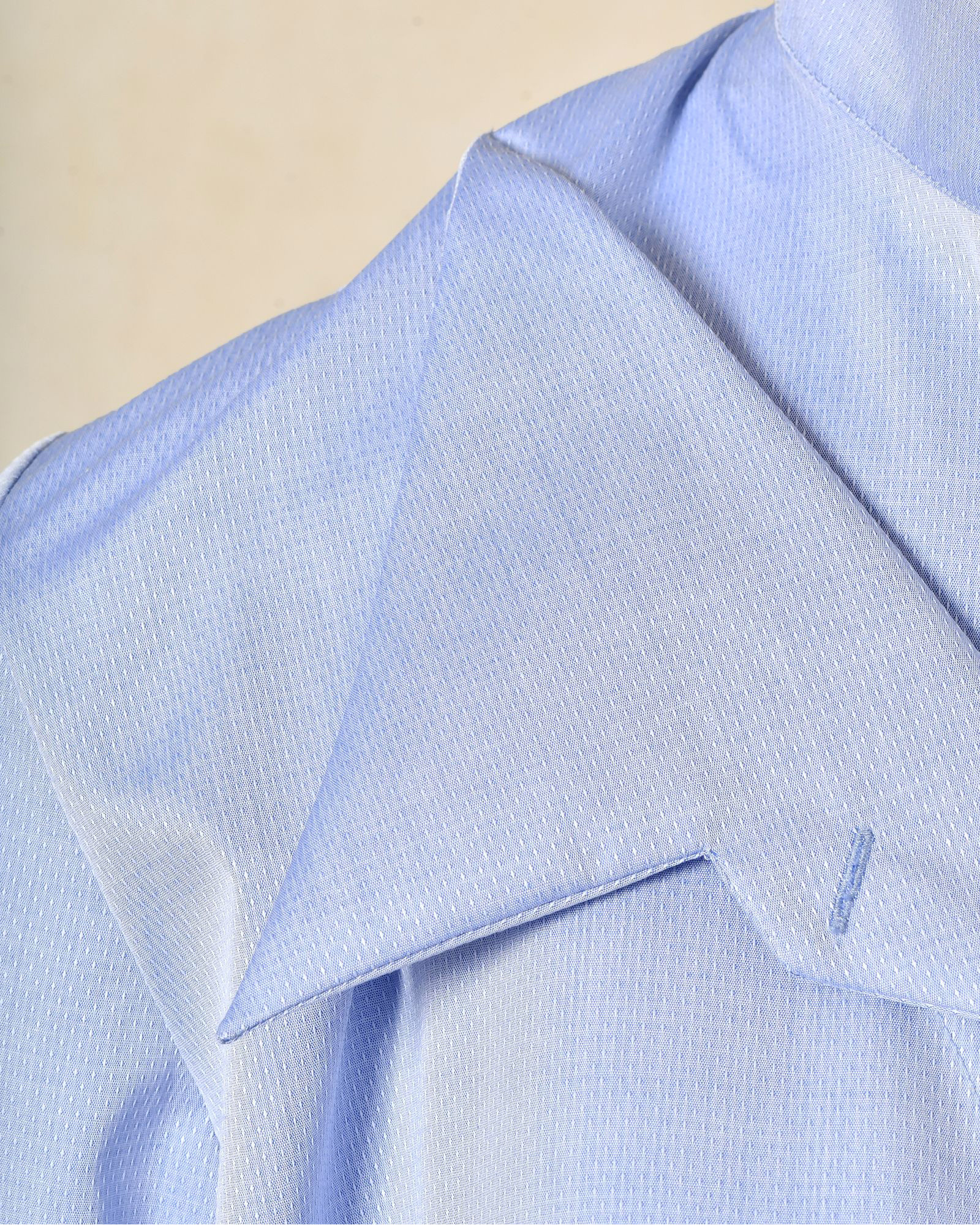 Chemise à col structuré et détails poignets imprimés Balossa