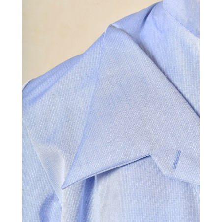 Chemise à col structuré et détails poignets imprimés Balossa