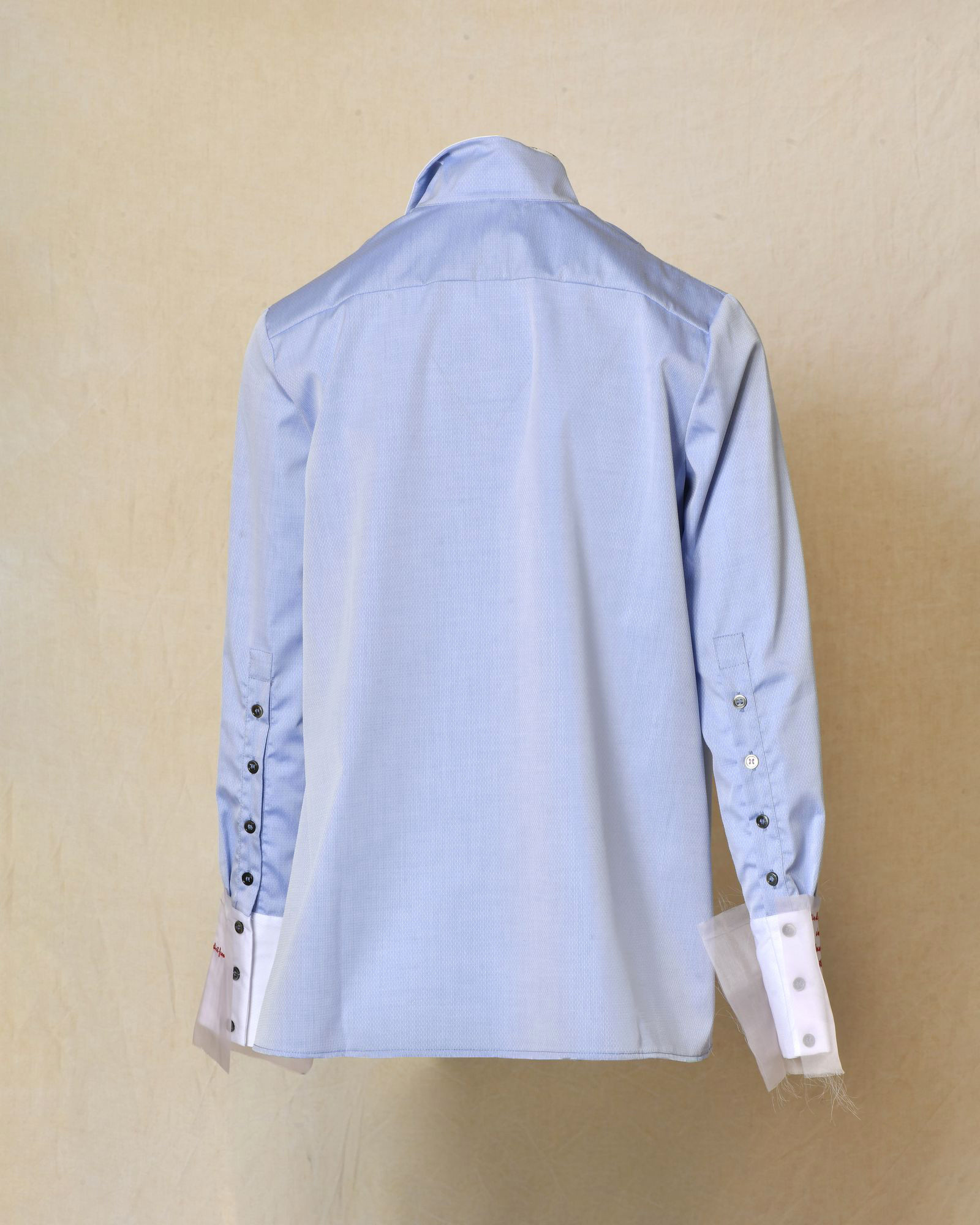 Chemise à col structuré et détails poignets imprimés Balossa