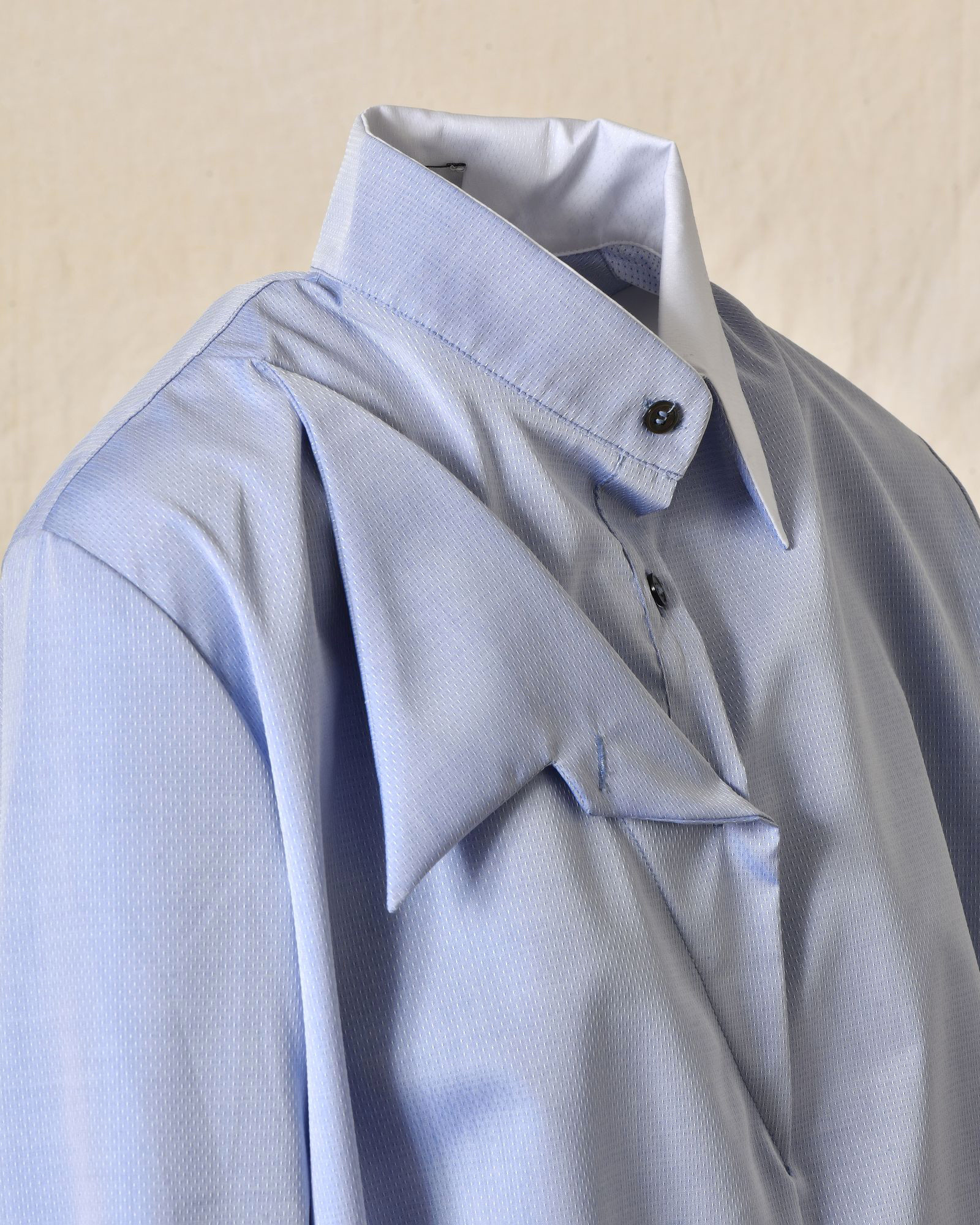 Chemise à col structuré et détails poignets imprimés Balossa