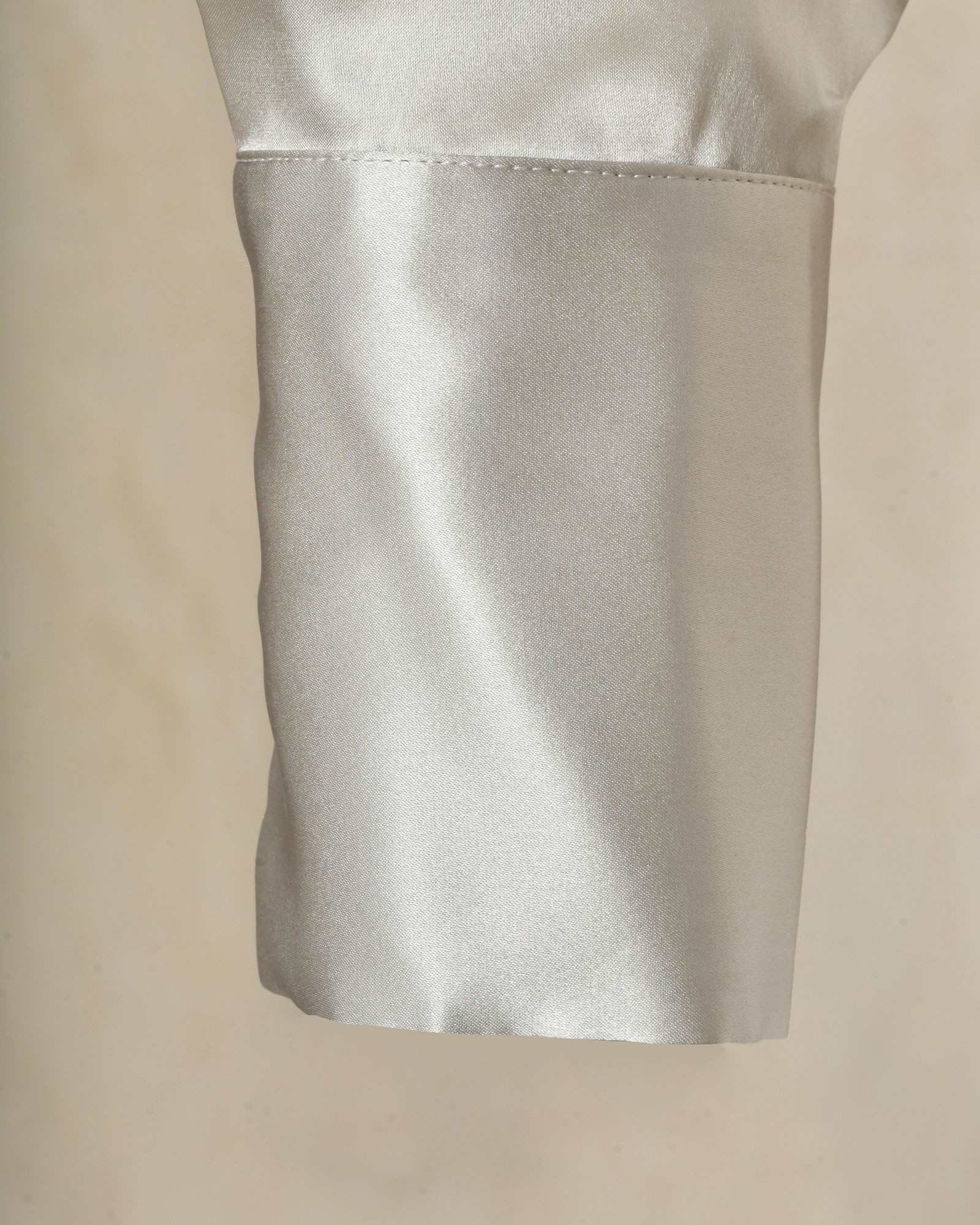 Chemise en soie beige Manuel Ritz