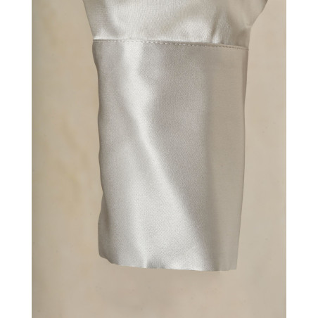 Chemise en soie beige Manuel Ritz