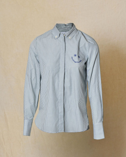 Chemise à rayures vertes Manuel Ritz