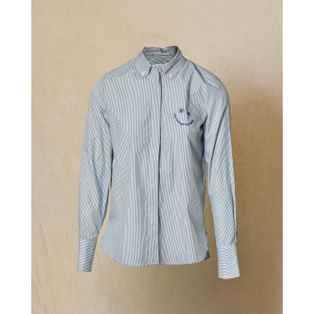 Chemise à rayures vertes Manuel Ritz