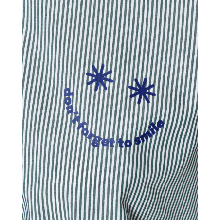 Chemise à rayures vertes Manuel Ritz