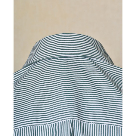 Chemise à rayures vertes Manuel Ritz