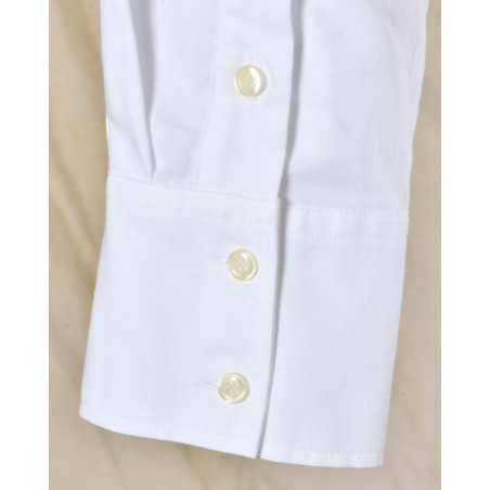 Chemise oversize blanche à manches boutonnées Manuel Ritz