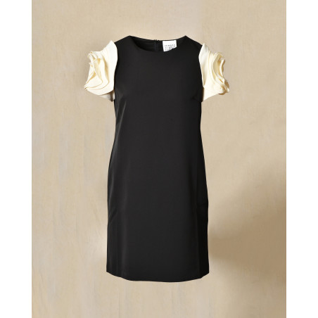 Robe à manches fleuris Edward Achour