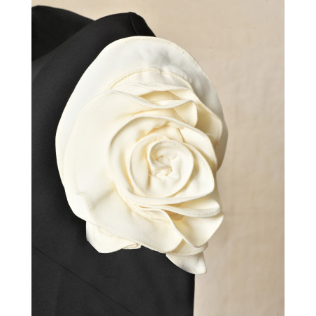 Robe à manches fleuris Edward Achour