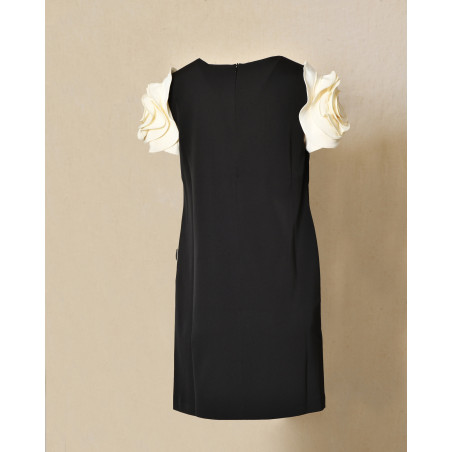 Robe à manches fleuris Edward Achour