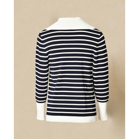 Cardigan à rayures Edward Achour