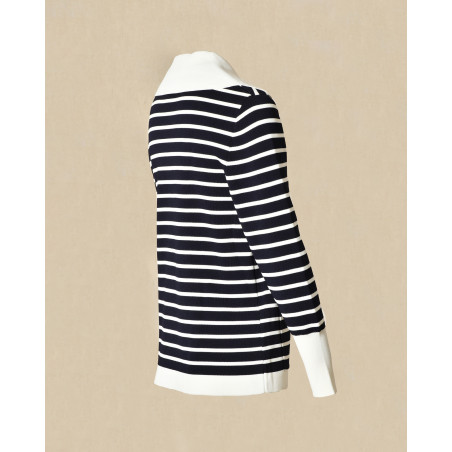 Cardigan à rayures Edward Achour