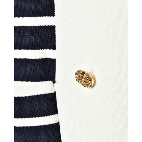 Cardigan à rayures Edward Achour