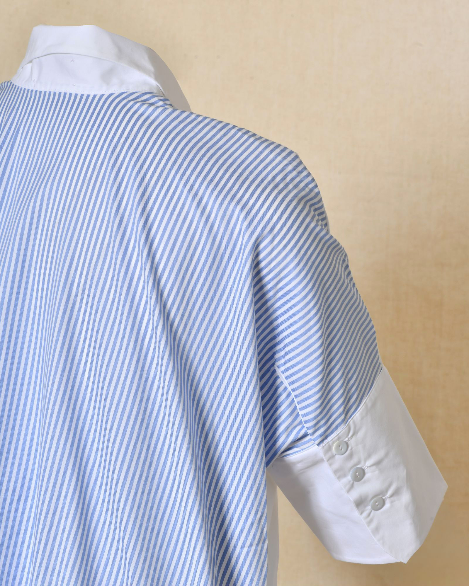 Chemise asymétrique à imprimés rayés Balossa