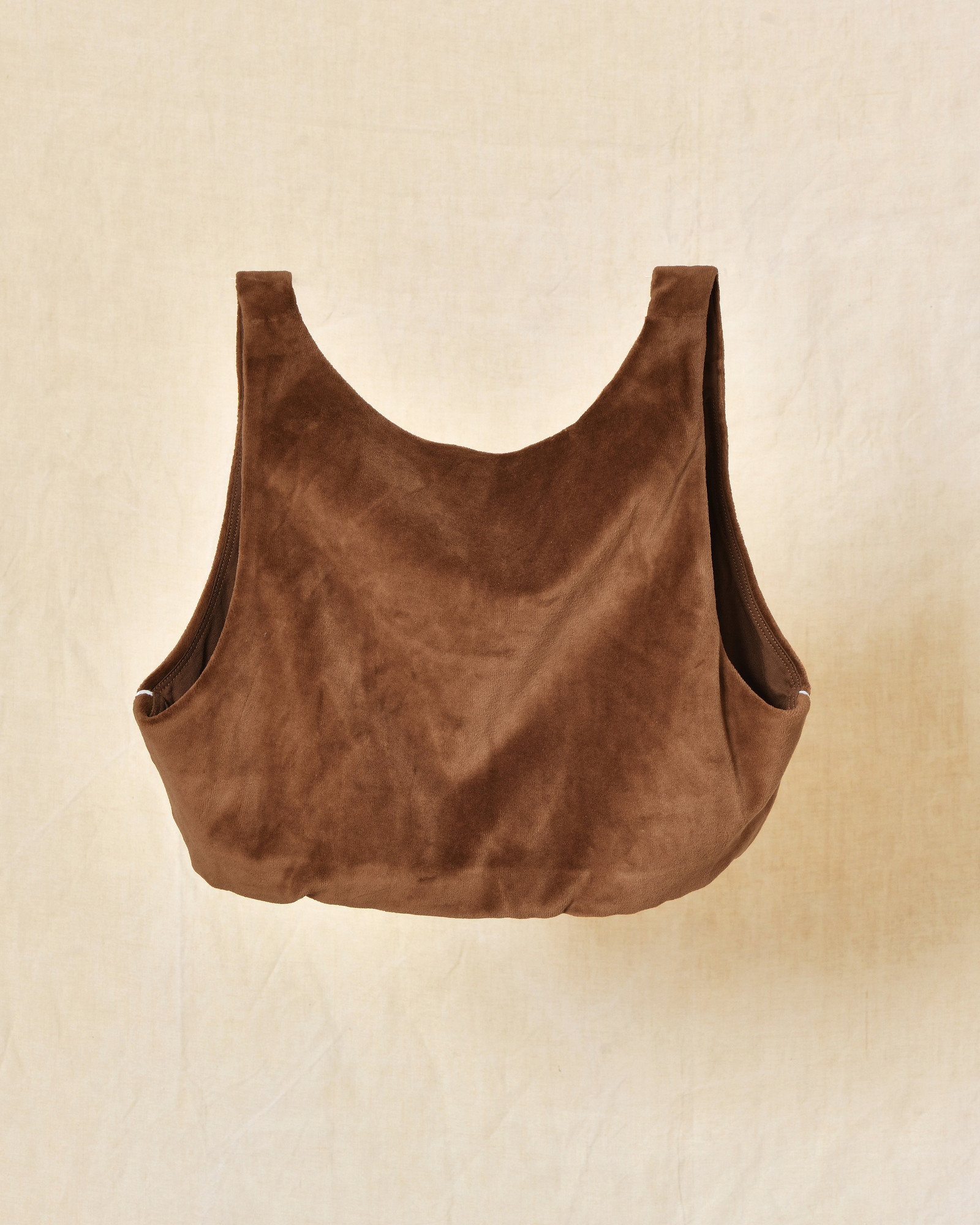 Brassière en velours marron Erevan