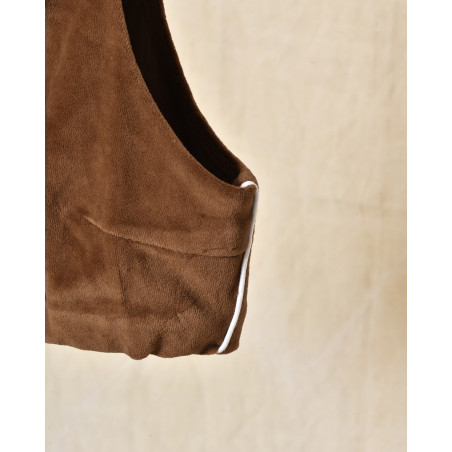 Brassière en velours marron Erevan