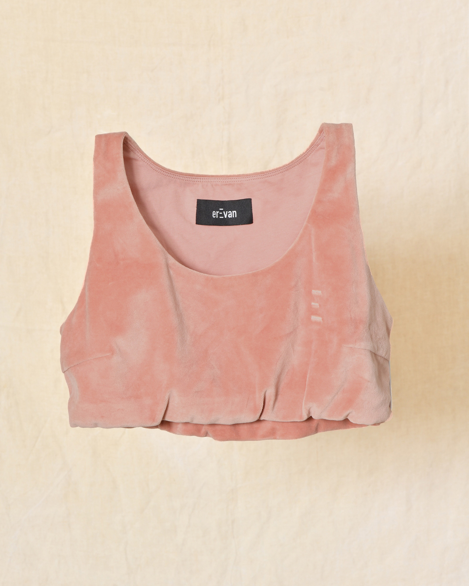 Brassière en velours rose Erevan