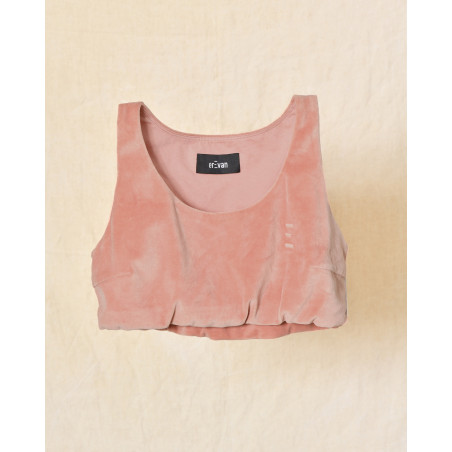Brassière en velours rose Erevan