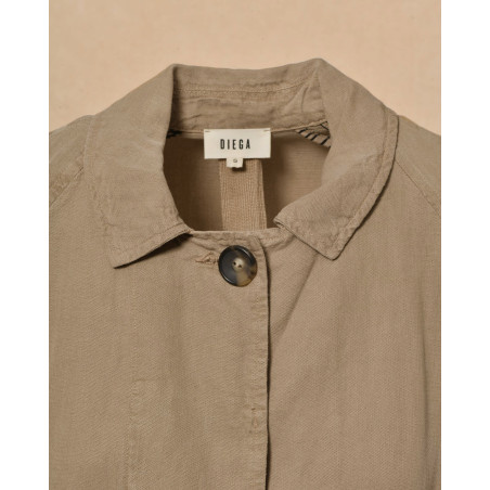 Manteau léger en lin Diega