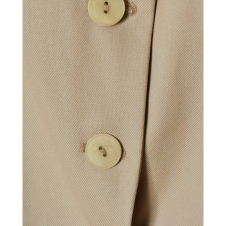 Veste blazer beige à col tailleur Malloni