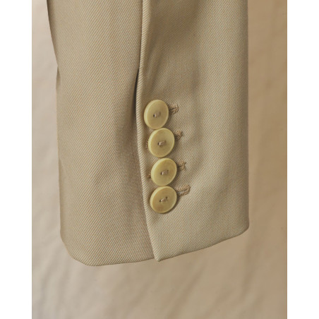 Veste blazer beige à col tailleur Malloni