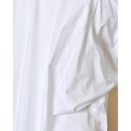 Chemise blanche oversize à poches contrastées Balossa