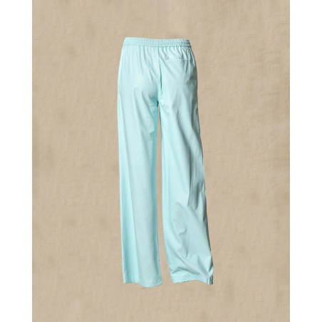 Pantalon en simili bleu Manuel Ritz