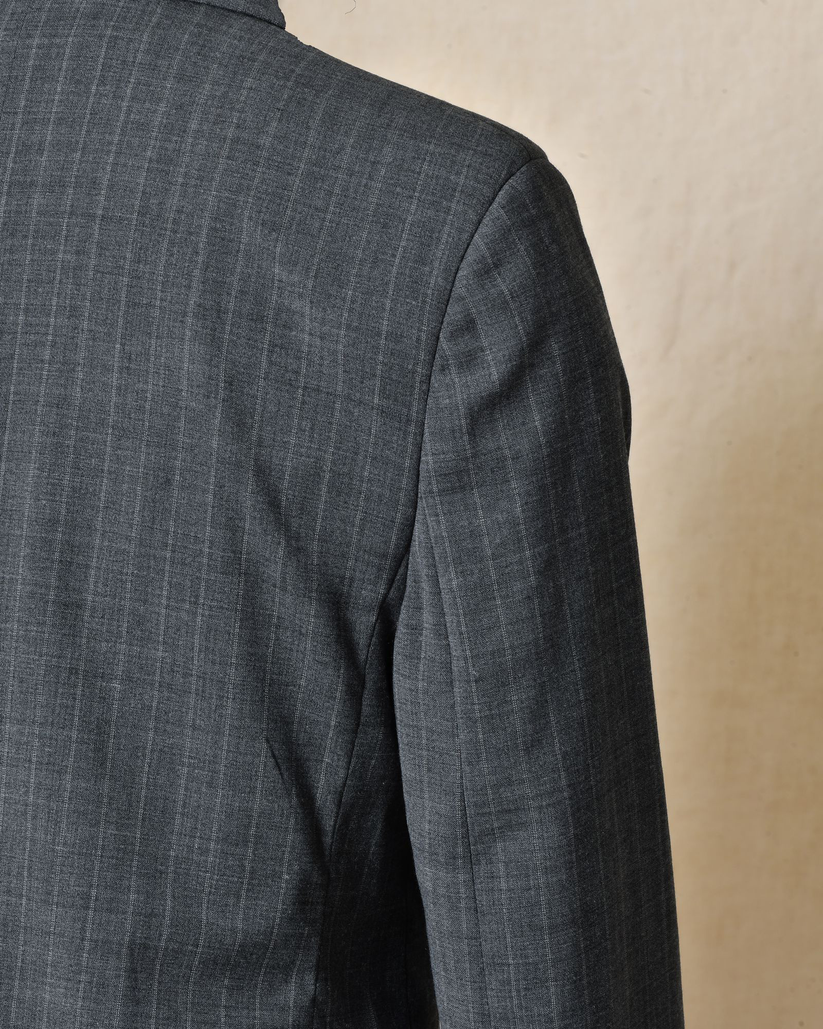 Blazer à rayures gris Malloni