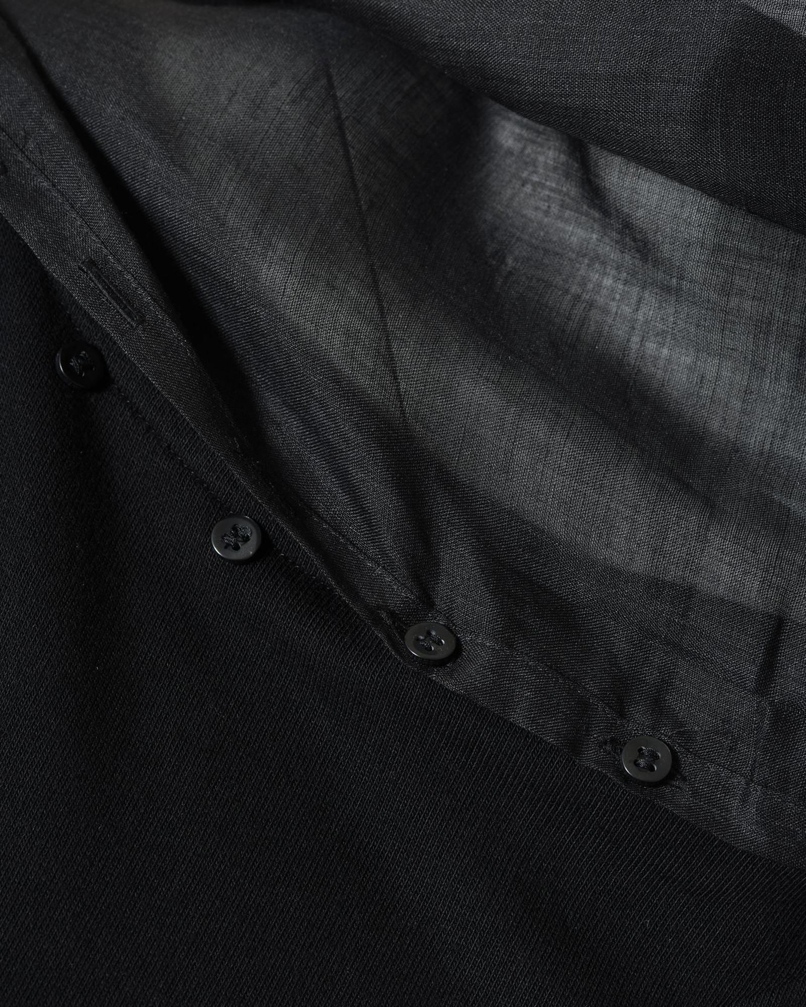 Robe longue à col drapé boutonné Balossa