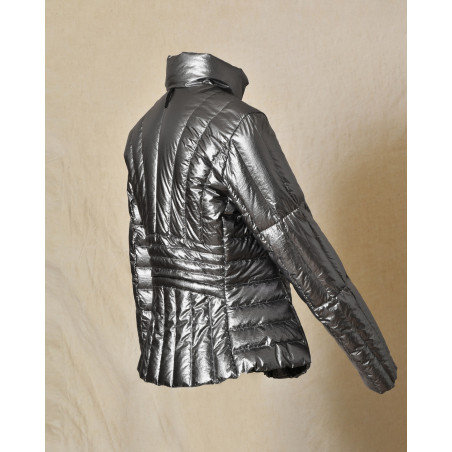 Blouson matelassé argenté Mackage