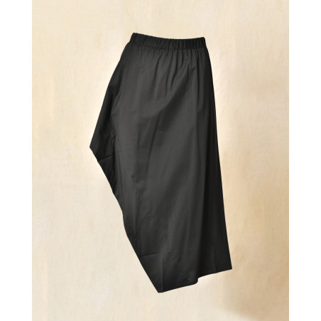 Jupe longue asymétrique noire Balossa