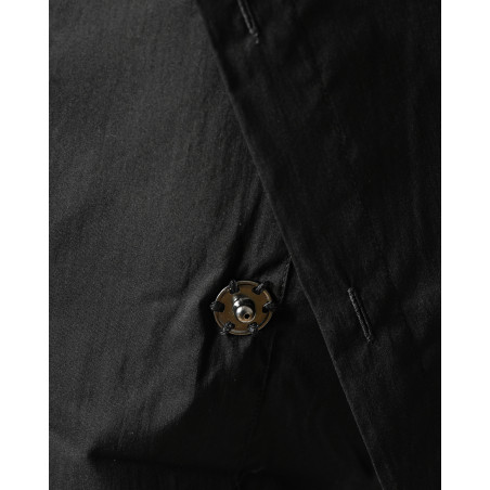 Jupe longue asymétrique noire Balossa