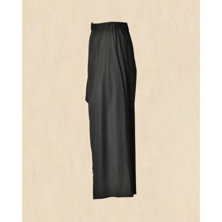 Jupe longue asymétrique noire Balossa