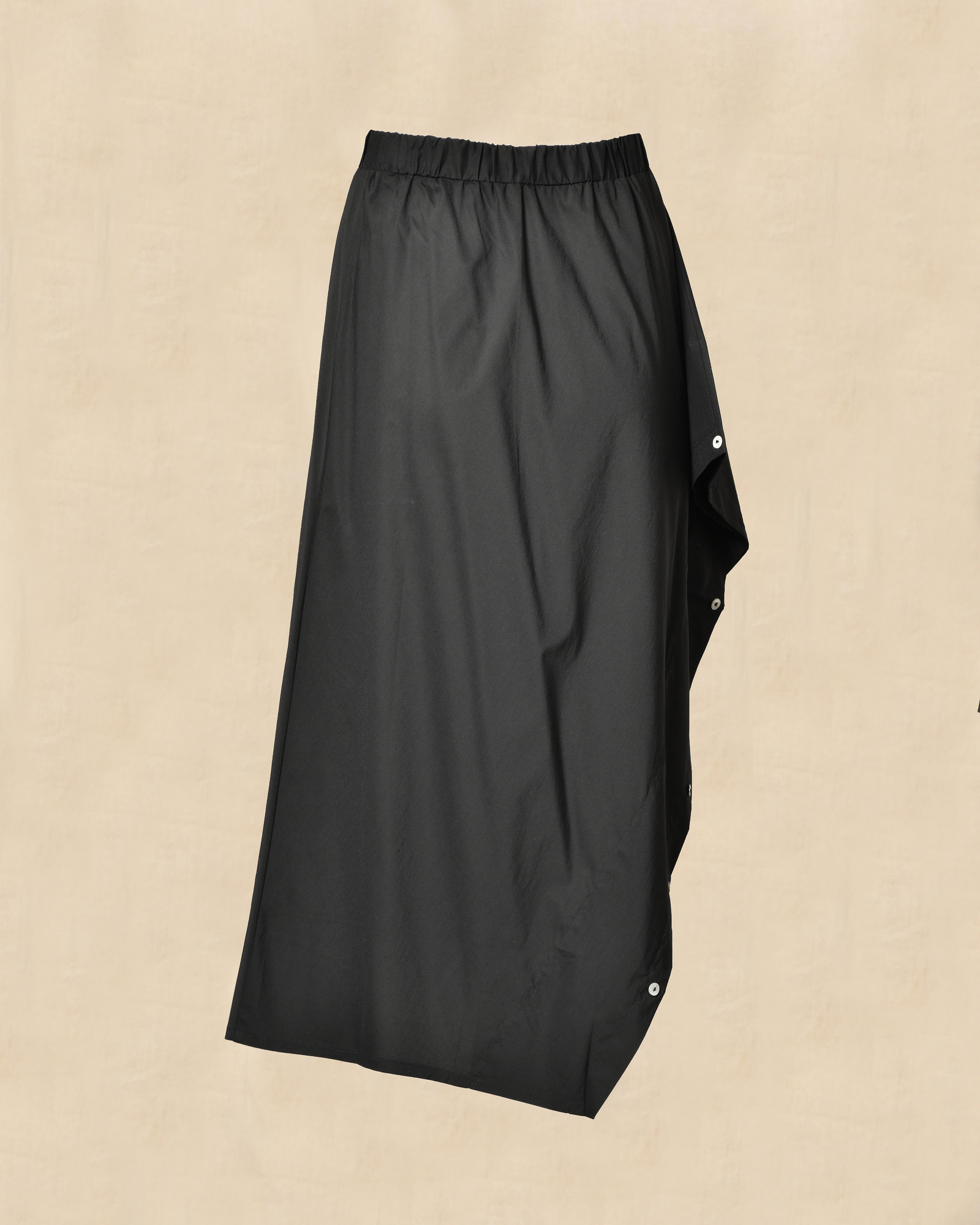 Jupe longue asymétrique noire Balossa