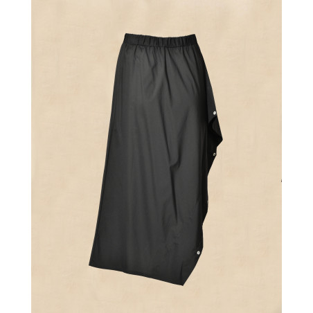 Jupe longue asymétrique noire Balossa