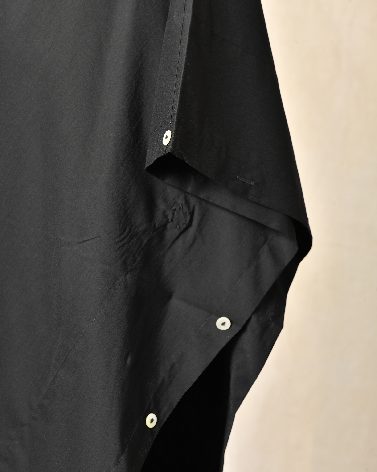 Jupe longue asymétrique noire Balossa