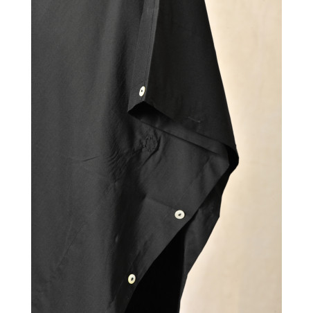 Jupe longue asymétrique noire Balossa