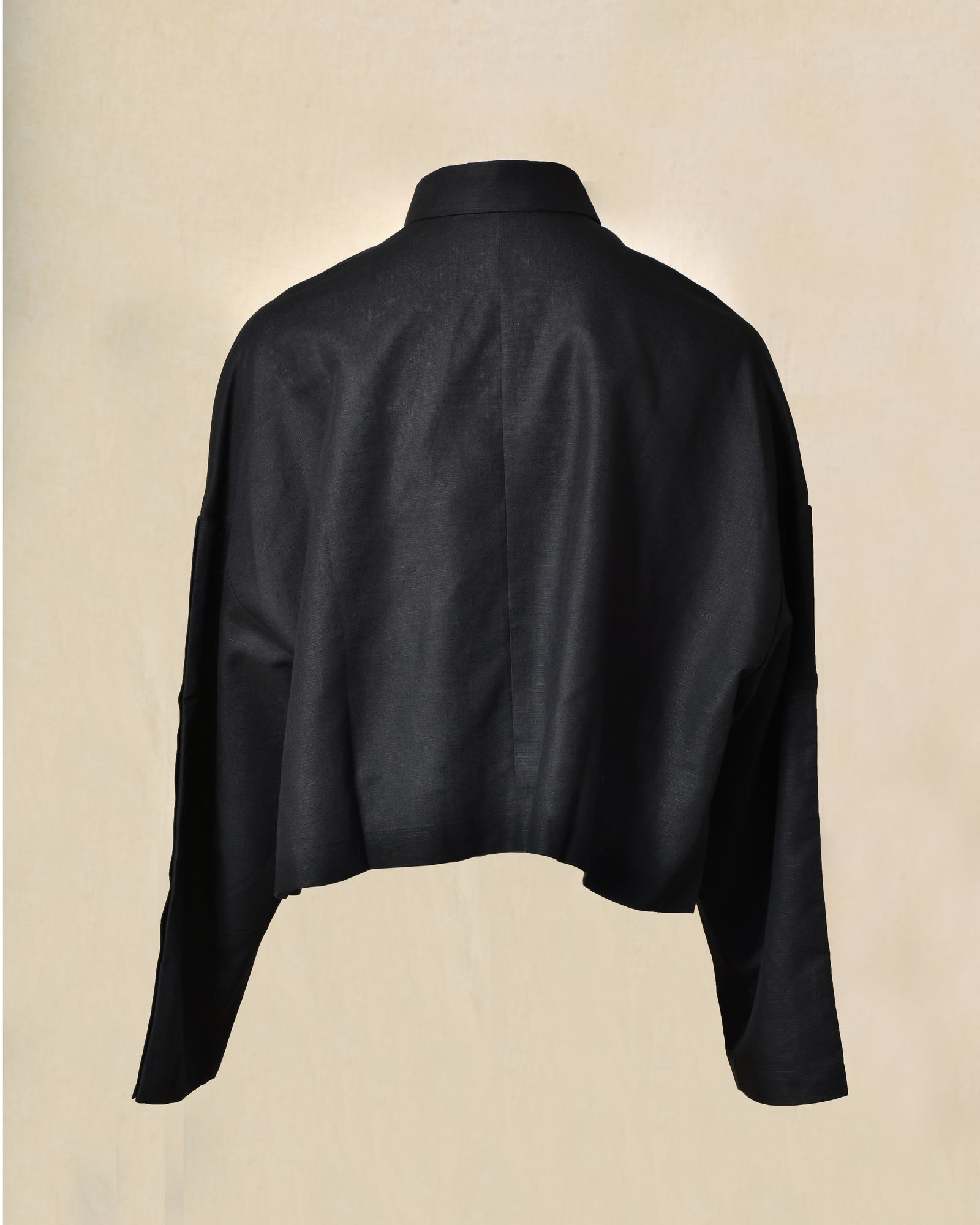 Chemise en lin oversize à manches boutonnées Balossa